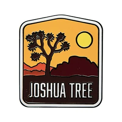 Image of Vagabond Heart Joshua Tree National Park Enamel Pin Souvenir Pin, 1.25&quot;, Enamel, no gemstone