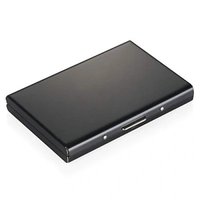 Image of Vicloon Metal Card Holder Wallet,Ultra Thin Stainless Steel Wallets RFID Blocking Credit Wallet for Men &amp; Women,Best Protector
