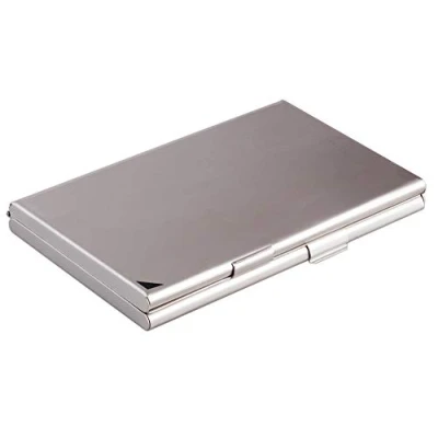 Image of Durable 2433/23 Aluminium Business Card Box/Holder/Case Duo