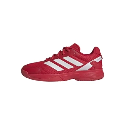 Image of adidas Performance Ubersonic Multicourt tennis shoes lucid red metalic for kids, Size: 5,