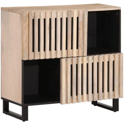 Image of vidaXL Sideboard 80x34x75 cm Solid Wood Mango