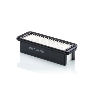 Image of 1378076M00, 1378076M00000, 13780B76M00N, 13780B76M00N000 Air Filter MANN C 26 036 61mm 96mm 262mm Insert SUZUKI: Celerio, Alto VII