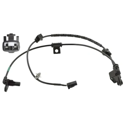 Image of 956703W300 ABS Sensor BLUE PRINT ADG0771103 Front Axle Left with retaining strap 1000mm KIA: Sportage III