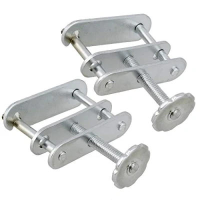 Image of BQLZR Lab Metal Closed Jaw Compressor Screw Clamp Tubing with 3/8&quot; Knurled Thumb Pack of 2