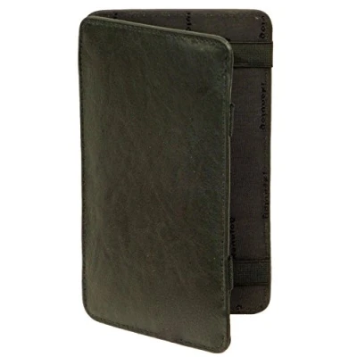 Image of Golunski Leather Magic Wallet Milkman Taxi Trader Money Bus Smart Puzzle Driver (Black)