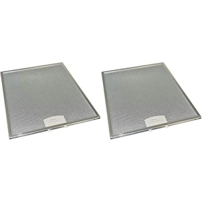 Image of Ufixt 2 x Cooker Hood Metal Mesh Grease Filter for Kitchen Extractor Fan Vent 284mm 352mm