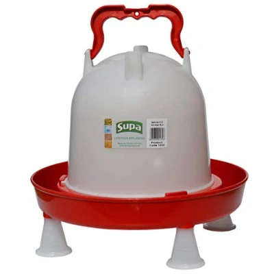 Image of Supa Deluxe Heavy Duty Poultry Water Drinker, 6 Litre Premium Quality Made In The UK