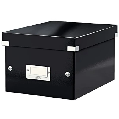 Image of Leitz A5 Storage Box, Click and Store Range 60430095 Small, Black