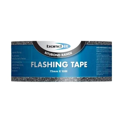Image of 2 x 75mm 10m Bond It Flashing Tape Flash Band Roofing Repair Self Adhesive