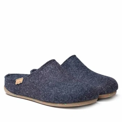 Image of TONI PONS MONA FR Women&#039;s house slipper made of recycled felt., blue, 7 UK
