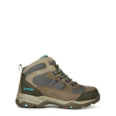 Image of Hi Tec Womens Storm Waterproof Walking Boot Boots Light Taupe/Mint 4 (37)
