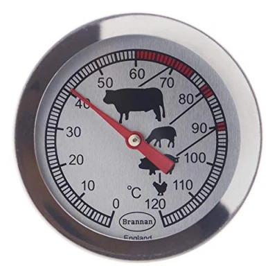 Image of Meat Thermometer Easy to Read Dial Food Probe, For Use in Kitchen Air Fryer Oven, Cooking