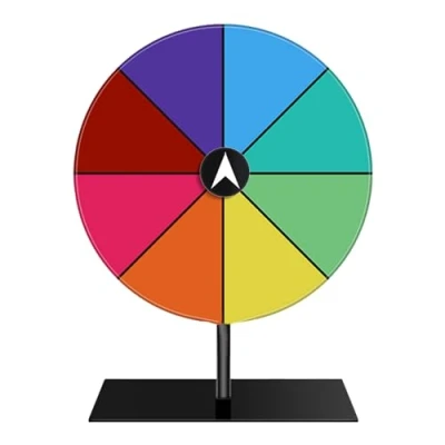 Image of Mini Wheel of Fortune for Spinning, Spinning Prize Wheel, Table Roulette Lottery Games, Win Games at Parties, Pubs, Fairs, Wins and