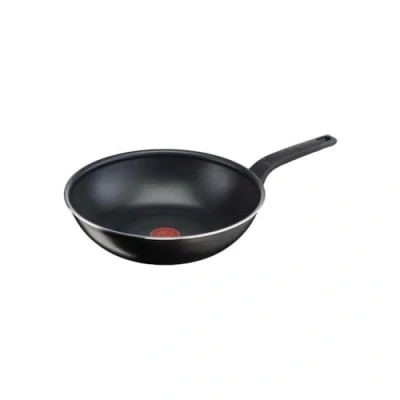 Image of TEFAL Easy Cook &amp; Clean B5541902 Wok Pan 28 cm Non Stick Suitable for All Heat Sources Except Induction