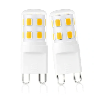 Image of Cinsenten G9 LED Bulbs Warm White 3000K 2W Light 20W 28W Halogen Bulb Equivalent Not Dimmable Gu9 AC220 240V Pack of 2