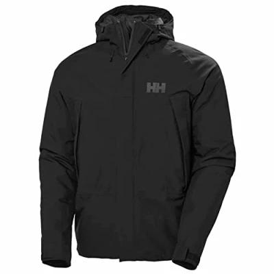 Image of Helly Hansen Mens Banff Insulated Shell Jacket, Concrete, M