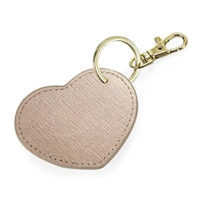 Image of BagBase BG746 Boutique Heart Key Clip Rose Gold
