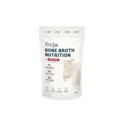 Image of Bone Broth Powder 100% Natural Collagen &amp; Protein Pure Beef, Grass Fed Amino Acids Minerals Nutrition for Healthy Gut, Skin, Hair Nails 300g (15 Servings)