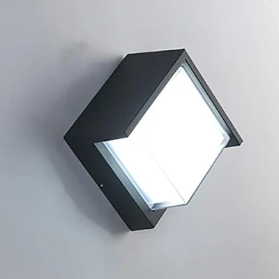 Image of Mengjay 5W LED Wall Light Outside Sconce IP65 Waterproof Metal Bulkhead Lights Exterior Lighting Fixture Outdoor Lamp for Patio Balcony Garage Workshop (Cold 6000K)