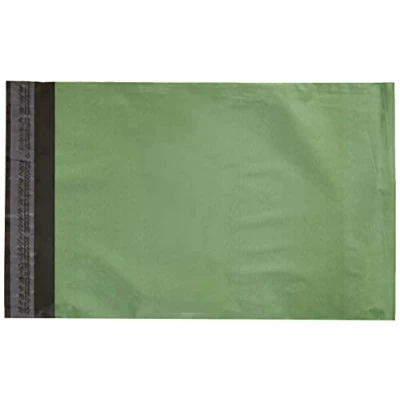 Image of Triplast 18 x 24 Inch Plastic Mailing Postal Bag Olive Green (Pack of 100)