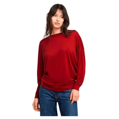 Image of G STAR RAW Women&#039;s Batwing Loose T Long Sleeve Shirt, Red (Baron D25074 9297 1828), XL