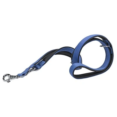 Image of Ferplast DAYTONA GA Extra Strong Training Dog Lead 3 Adjustable Lengths Soft Padded Handle Anti Abrasion Italian Design 200 x 2 cm, Blue