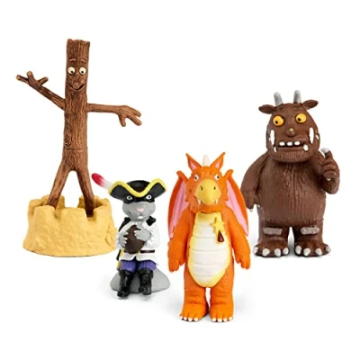 Image of tonies Julia Donaldson Figurine Bundle Incl. 4 Characters: Gruffalo, Zog, Highway Rat, and Stick Man, Audio Story Songs for Kids Use with Toniebox Music Player (Sold Separately)