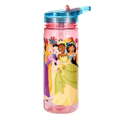 Image of Zawadi Global Disney Princess 580ml Water Bottle for Kids School Drinks Made of Durable Ecozen Reusable BPA Free