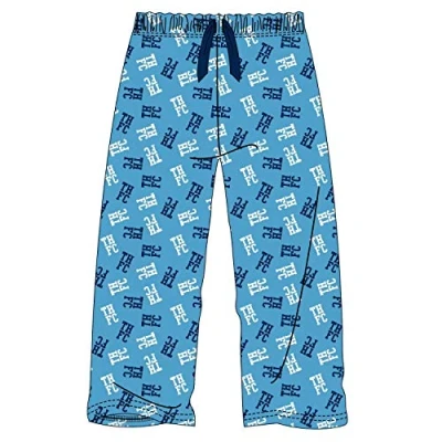 Image of Aykroyds Boys Tottenham Hotspur Football Club Blue Lounge Pants Pyjama Bottoms Pyjamas Age 9 10 Years