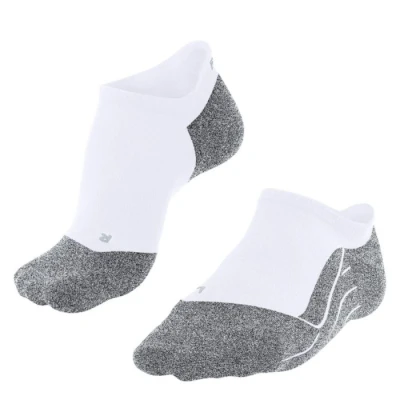 Image of FALKE Women&#039;s RU4 Light Performance Invisible W IN Lyocell Functional Yarn Anti Blister 1 Pair Running Socks, White (White Mix 2020), 2.5 3.5