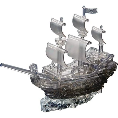 Image of HCM &quot;Pirate Ship Crystal Puzzle (101 Piece, Multi Colour)