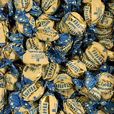 Image of Walker&#039;s Nonsuch English Creamy Toffees 700g Re Sealable Pouch by The Gourmet Sweet Company