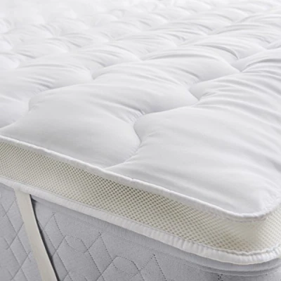 Image of rejuvopedic AIRFLOW Small Double (4ft) Mattress Topper Protector Pad, Corner Straps, Breathable