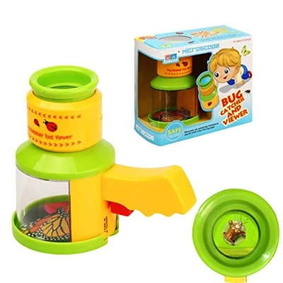 Image of AlleTechPlus Bug Catcher and Viewer Microscope for kids, Nature Exploration Toys Insect Magnifier Backyard Explorer Children