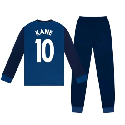 Image of Tottenham Hotspur FC Boys Kane 10 Long Pyjamas Navy 11 12 Years