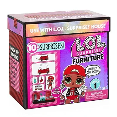 Image of L.O.L Surprise! 564096E7C Furniture Cozy Coupe with M.C. Swag &amp; 10+ Surprises, Multi