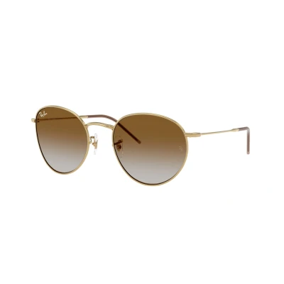 Image of Ray Ban Round Reverse Unisex Sunglasses, Size: 53, Arista