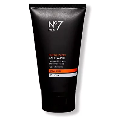 Image of No7 Men Energising Face Wash 150ml