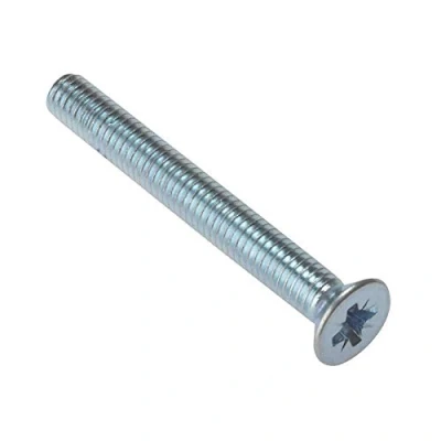 Image of ForgeFix Machine Screws Countersunk M6 x 40mm Zinc Plated Bag 25