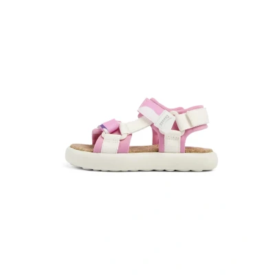 Image of Camper Pelotas Flota Walking sandals for kids, Size: 290, Rosa weiß shoes