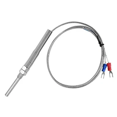 Image of Type k Thermocouple, M8 Thread Thermocouple 30mm Probe Temperature Sensor Wire 0 400℃(1M) Thermometers and Probesthermoelement typ