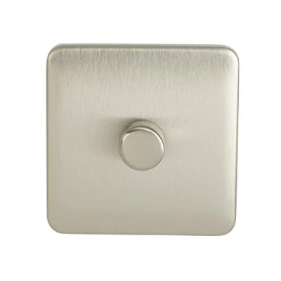 Image of Schneider Electric Lisse Screwless Deco GGBL6012LMSSS LED universal dimmer 1 gang 2 way 100W