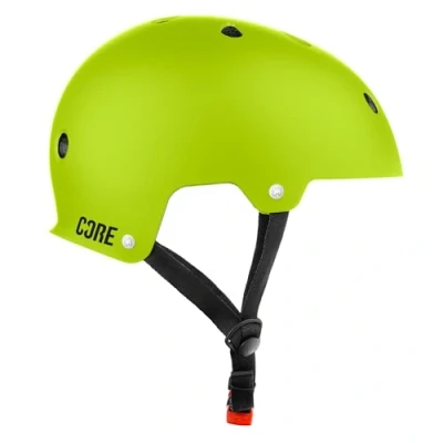 Image of CORE Protection Action Sports Helmet Skate/BMX/Bike/MTB/Skateboard/Scooter Neon Green, XS/S