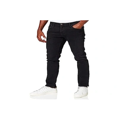 Image of Jack &amp; Jones Jjiglenn Jjoriginal Slim fit jeans, Men&#039;s, Size: 28x32, Black denim