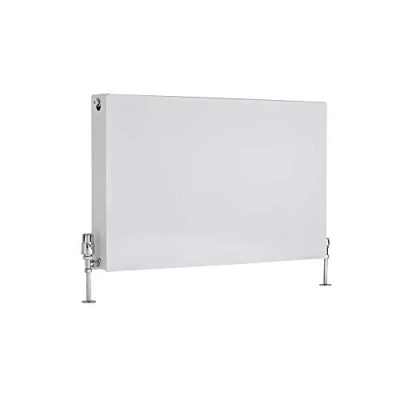 Image of Milano Mono Modern White Type 22 Central Heating Double Flat Panel Horizontal Convector Radiator 600mm x 1000mm