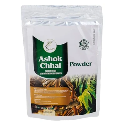 Image of SVATV Ashok Chhal Powder Saraca Indica Asoca Skin Care Improves Health Control Excess Oil Size 227g, Half Pound, 8 Ounce