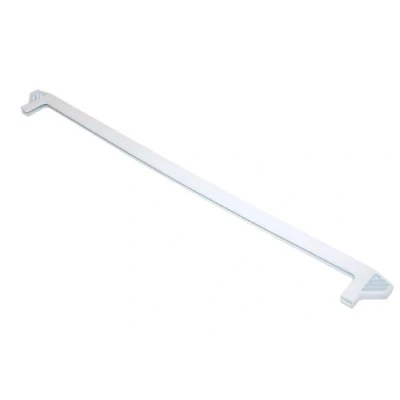 Image of Beko Fridge Freezer Glass Shelf Front Profile. Genuine part number 4807130100