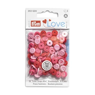 Image of Prym Fasteners, Pink, Light 9 mm