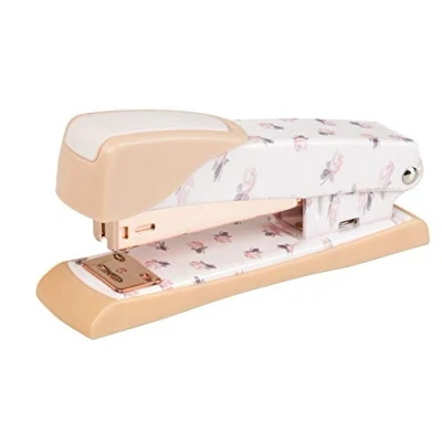 Image of Idena 10421 Stapler Rose Gold for Standard Staple Size 24/6, Holes up to 20 Sheets, Pack of 1