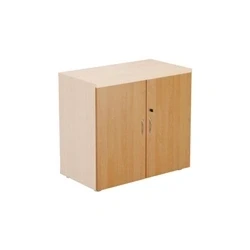 Image of Wooden Storage Cupboard Doors : 700mm Beech